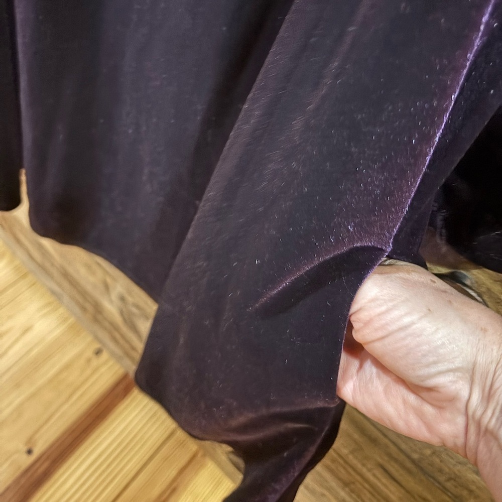 Agnes‎ & Dora Deep Purple Velvet Dress - Picture 4 of 8